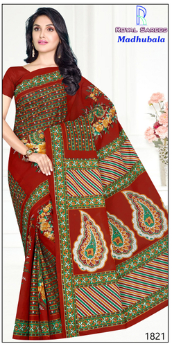 Madhubala Cotton Printed Saree